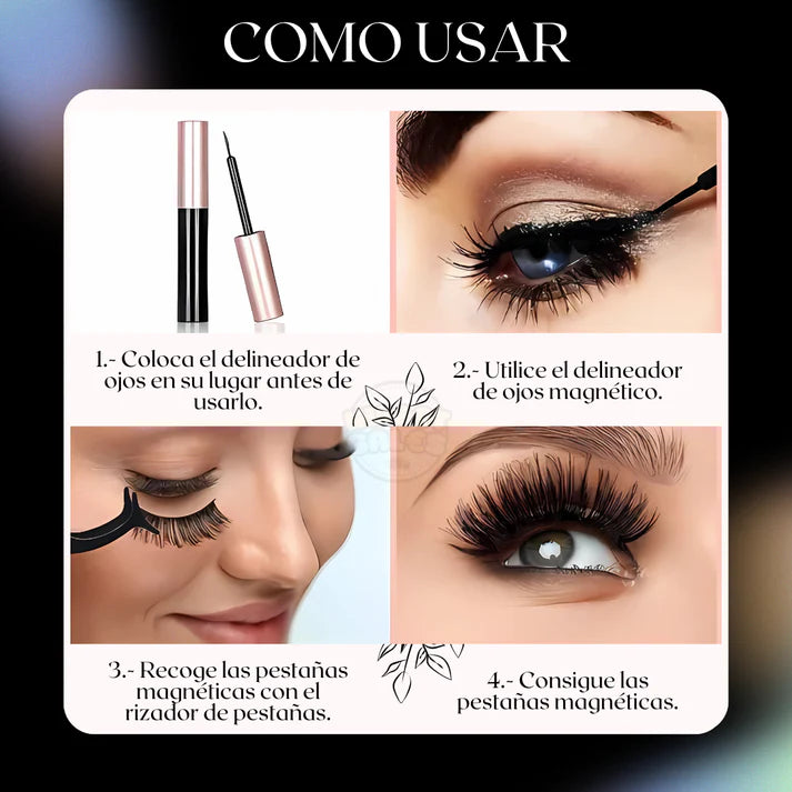 Pack 3 Pestañas Magnéticas MagnetLash Volumia™